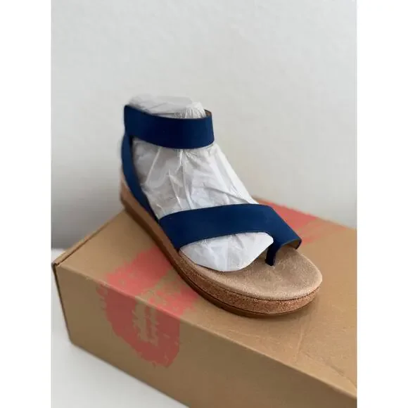 NIB Women's SOUL Naturalizer Women's Divina Sandal Blue Strap Summer  6.5 - Picture 2 of 11